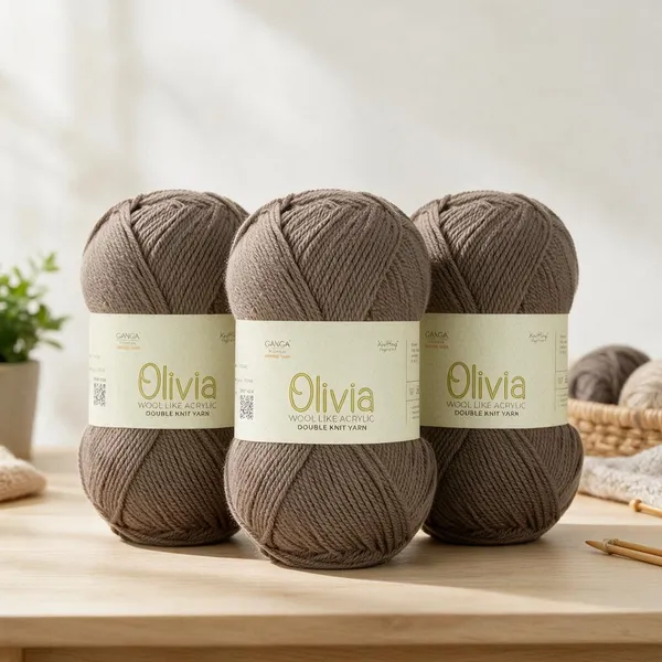GANGA_Olivia_Hand_Knitting_And_Crochet_Yarn._100GM_OLV064_-_Pack_of_3