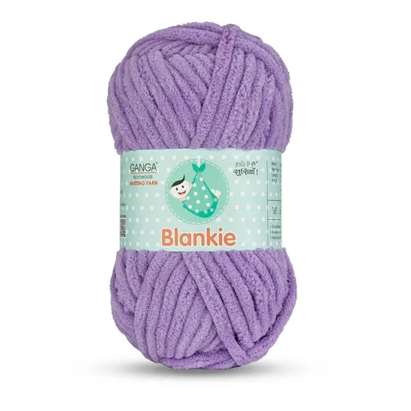 Ganga_Acrowools_HoGanga_Blankie_Chenille_Polyester_Yarn_Supersoft_Knitting_Wool_Ball,_(1_Ball/100_Gram_Each)_(_BLK048_Opera_Mauve_-_Pack_of_3