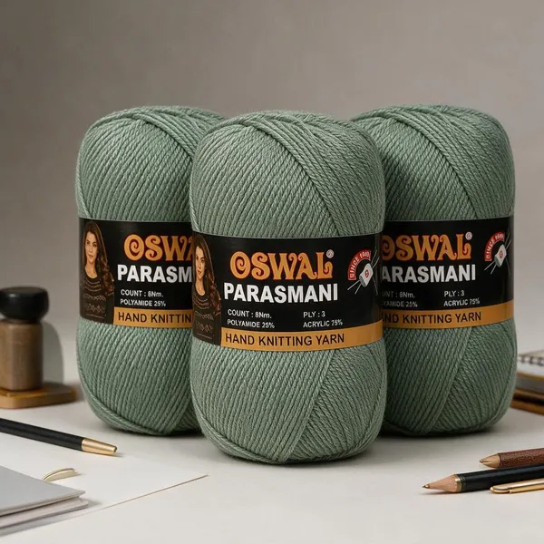 Oswal_Parasmani_Hand_Knitting_Yarn/Wool/Woollen_Thread,_3_Ply,__75%_Acrylic_&_25%_Polyamide,_(1_ball-100g_Each),_Very_Soft_Yarn_for,_Crochet,_Sweaters,_Shawls_&_Crafts_(Shade_81:_Dark_Teal_/_Teal_Blue_-_Pack_of_3