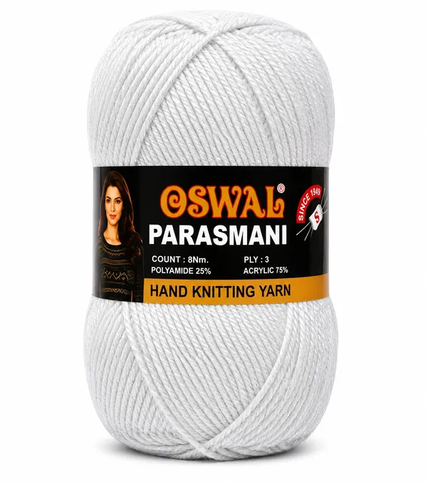 Oswal_Parasmani_Hand_Knitting_Yarn/Wool/Woollen_Thread,_3_Ply,__75%_Acrylic_&_25%_Polyamide,_(1_ball-100g_Each),_Very_Soft_Yarn_for,_Crochet,_Sweaters,_Shawls_&_Crafts_(Shade_82:_Sky_Blue_-_Pack_of_3