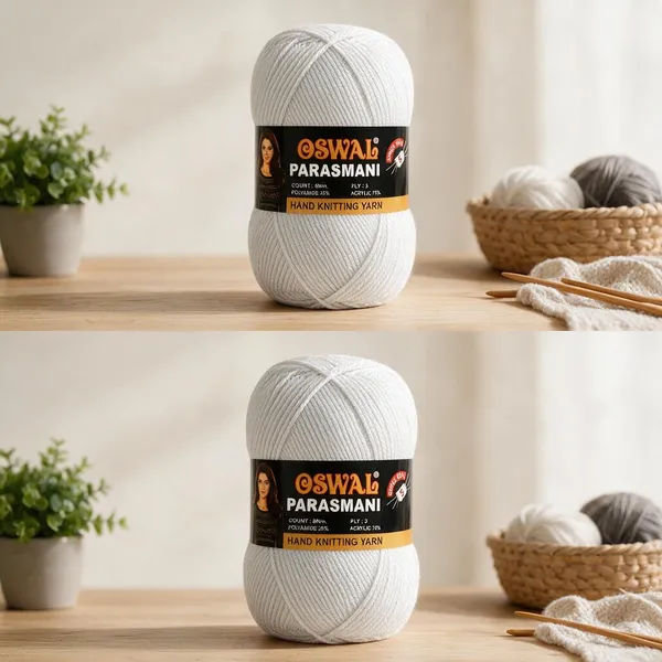 Oswal_Parasmani_Hand_Knitting_Yarn/Wool/Woollen_Thread,_3_Ply,__75%_Acrylic_&_25%_Polyamide,_(1_ball-100g_Each),_Very_Soft_Yarn_for,_Crochet,_Sweaters,_Shawls_&_Crafts_(Shade_82:_Sky_Blue_-_Pack_of_3