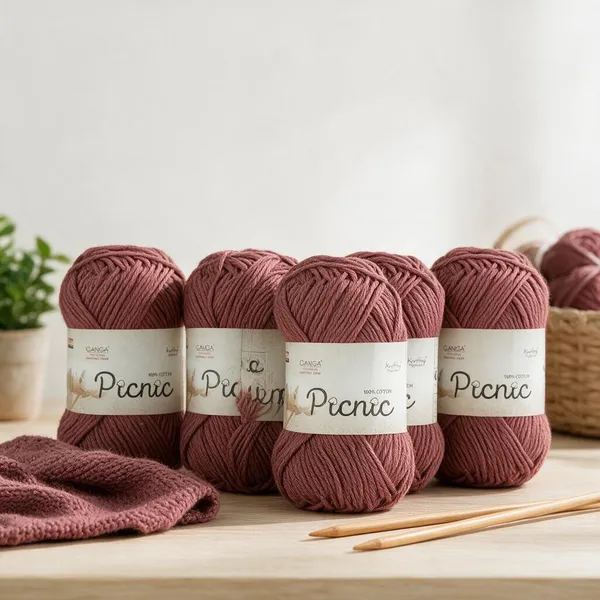 Ganga_Picnic_100%_Cotton_Knitting_Yarn_–_Soft_&_Natural_-_Pack_of_5