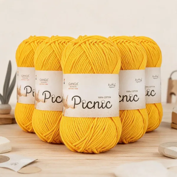 Ganga_Picnic_100%_Cotton_Knitting_Yarn_–_Soft_&_Natural_-_Pack_of_5