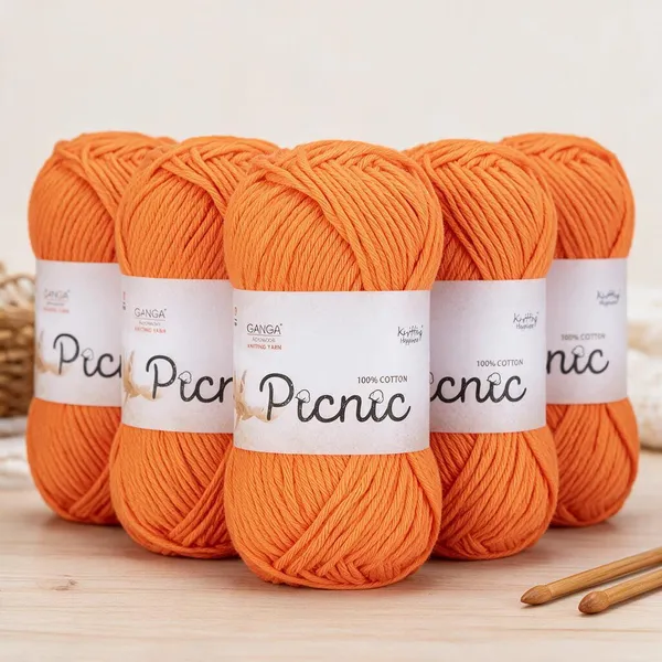 Ganga_Picnic_100%_Cotton_Knitting_Yarn_–_Soft_&_Natural_-_Pack_of_5