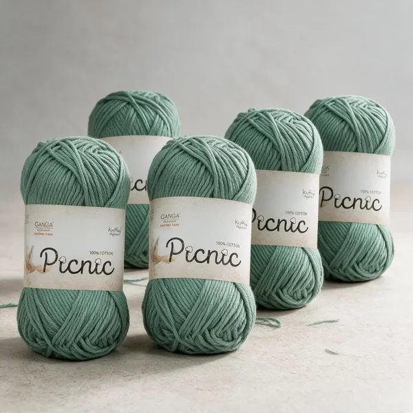 Ganga_Picnic_100%_Cotton_Knitting_Yarn_–_Soft_&_Natural