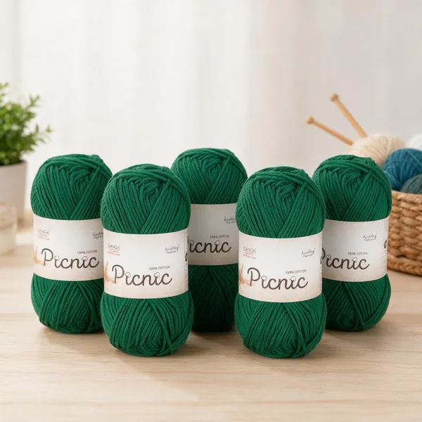 Ganga_Picnic_100%_Cotton_Knitting_Yarn_–_Soft_&_Natural_-_Pack_of_5