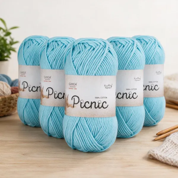 Ganga_Picnic_100%_Cotton_Knitting_Yarn_–_Soft_&_Natural_-_Pack_of_5