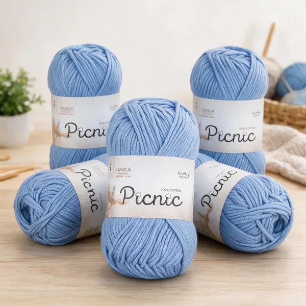 Ganga_Picnic_100%_Cotton_Knitting_Yarn_–_Soft_&_Natural_-_Pack_of_5