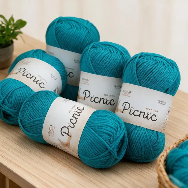 Ganga_Picnic_100%_Cotton_Knitting_Yarn_–_Soft_&_Natural