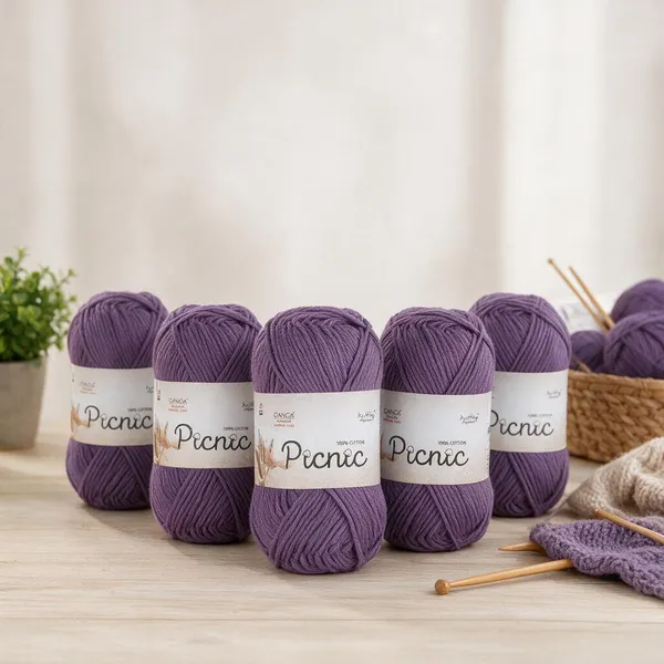 Ganga_Picnic_100%_Cotton_Knitting_Yarn_–_Soft_&_Natural_-_Pack_of_5