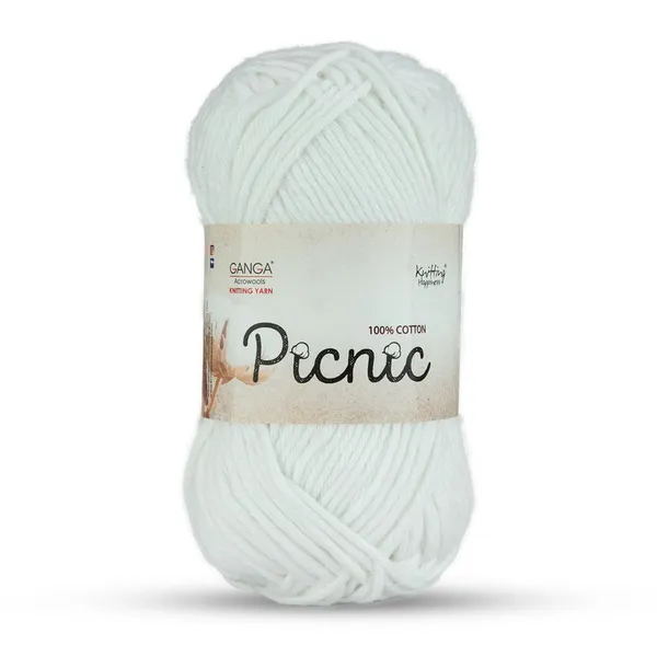 Ganga_Picnic_100%_Cotton_Knitting_Yarn_–_Soft_&_Natural