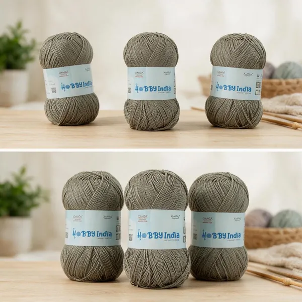 Ganga_Acrowools_Hobby_India_Crochet_Thread_for_All_Seasons_-_100%_Acrylic-_400mtr-100gm___Shade_no_HB03-Mist_Grey_-_Pack_of_3