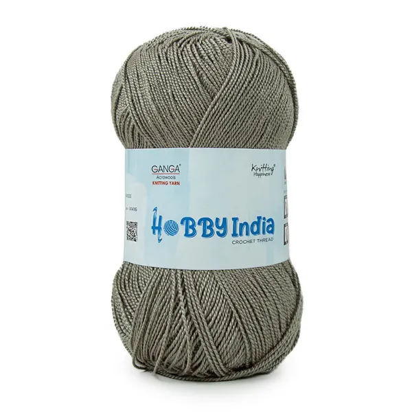 Ganga_Acrowools_Hobby_India_Crochet_Thread_for_All_Seasons_-_100%_Acrylic-_400mtr-100gm___Shade_no_HB03-Mist_Grey_-_Pack_of_3