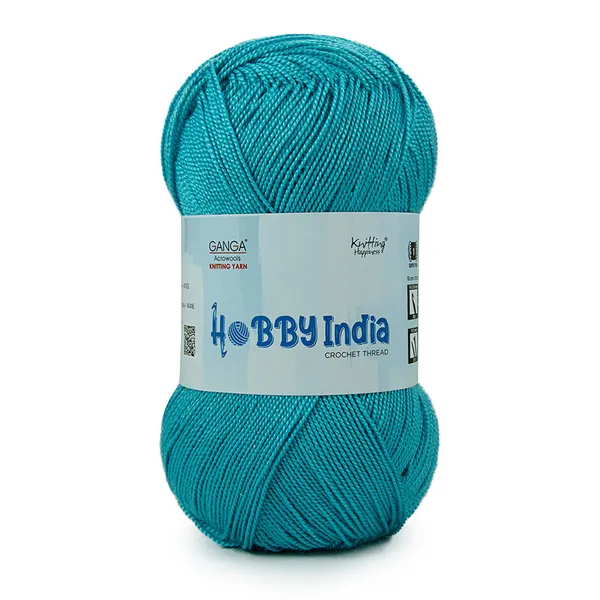 Ganga_Acrowools_Hobby_India_Crochet_Thread_for_All_Seasons_-_100%_Acrylic-_400mtr-100gm___Shade_no_HB04-Topaz_Blue_-_Pack_of_3