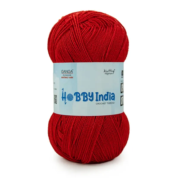 Ganga_Acrowools_Hobby_India_Crochet_Thread_for_All_Seasons_-_100%_Acrylic-_400mtr-100gm___Shade_no_HB01-Paradise_Pink_HB17-Sterling_Red