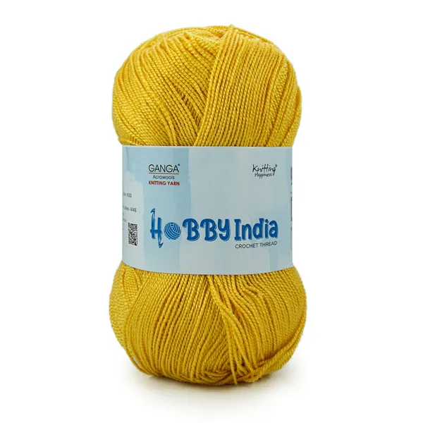 Ganga_Acrowools_Hobby_India_Crochet_Thread_for_All_Seasons_-_100%_Acrylic-_400mtr-100gm___Shade_no_HB18-Corn_Yellow