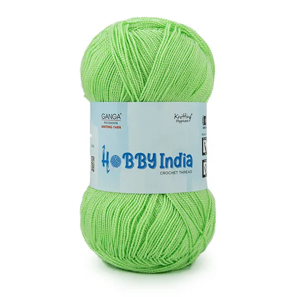 Ganga_Acrowools_Hobby_India_Crochet_Thread_for_All_Seasons_-_100%_Acrylic-_400mtr-100gm___Shade_noHB64-Pistachio_-_Pack_of_3