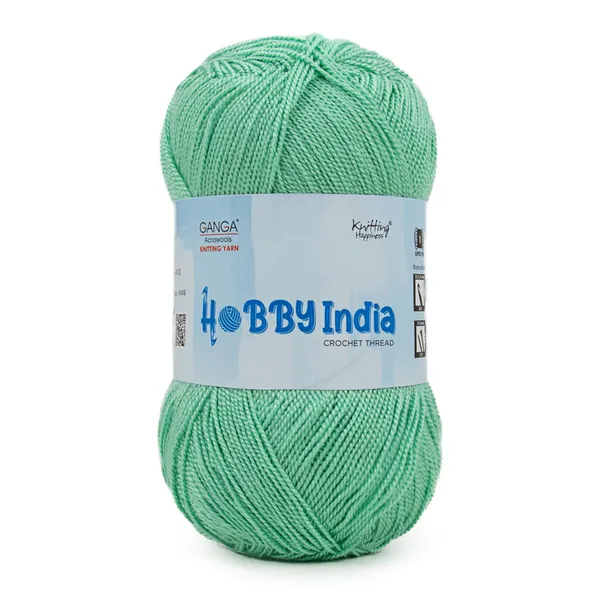 Ganga_Acrowools_Hobby_India_Crochet_Thread_for_All_Seasons_-_100%_Acrylic-_400mtr-100gm___Shade_no__HB68-Ocean_Green_-_Pack_of_3