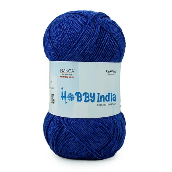 Ganga_Acrowools_Hobby_India_Crochet_Thread_for_All_Seasons_-_100%_Acrylic-_400mtr-100gm___Shade_no_HB73-Royal_Blue_-_Pack_of_3