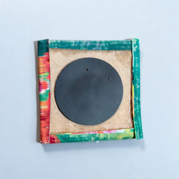Canvas_Mdf_Multicolour_Square_Table_Coaster