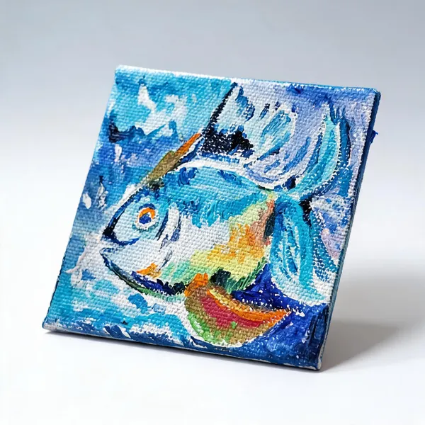 Canvas_Decorative_Underwater_Fish_Art_Panel