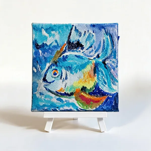 Canvas_Decorative_Underwater_Fish_Art_Panel