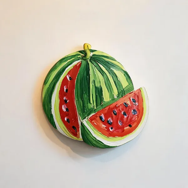 Mdf_Hand_Painted_Watermelon_Slice_Wall_Decor
