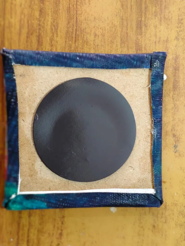 Canvas_Mdf_Multicolour_Square_Table_Coaster