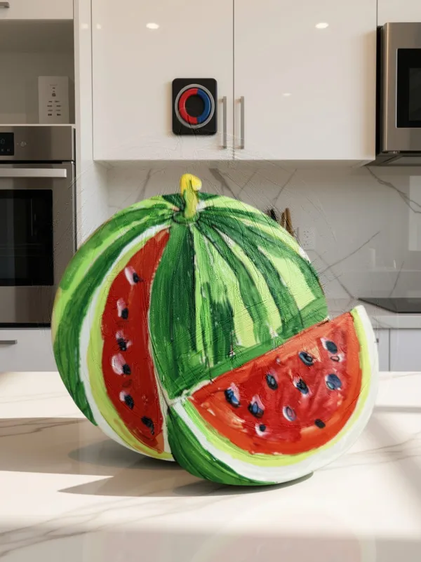 Mdf_Hand_Painted_Watermelon_Slice_Wall_Decor