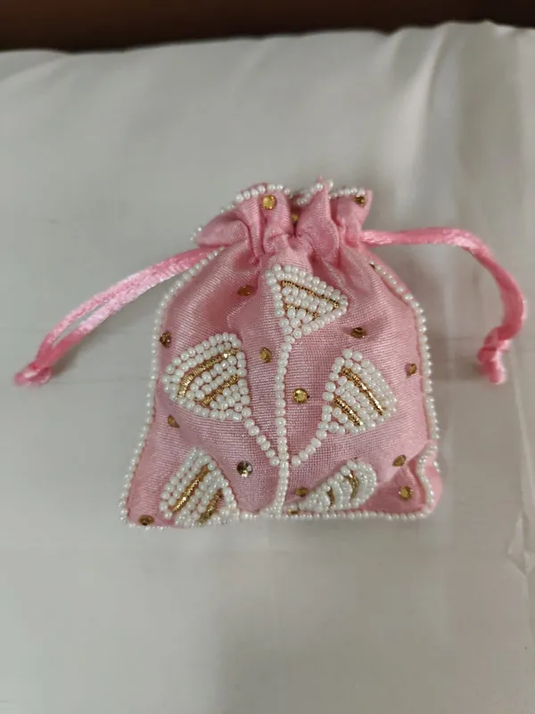 Pink_Poly_Silk_Beaded_Drawstring_Potli_Bag_For_Women