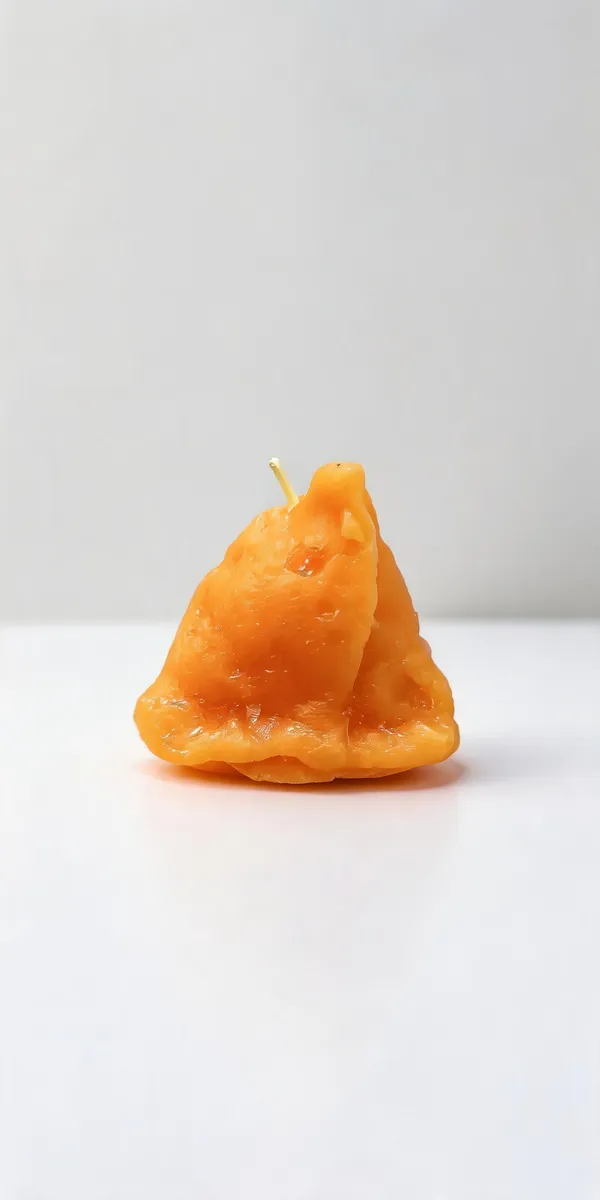 Wax_Sculptural_Orange_Decorative_Candle