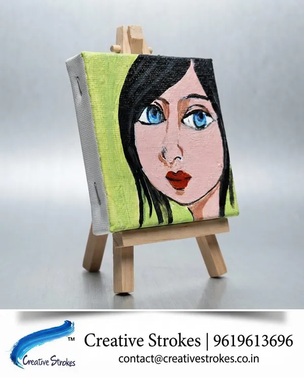 Canvas_Mdf_Hand_Painted_Portrait_Fridge_Magnet