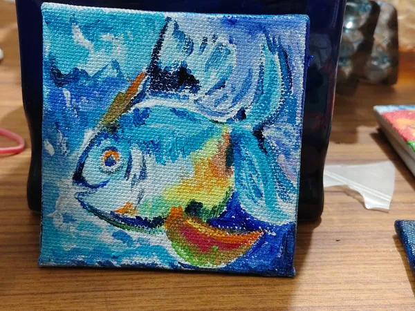 Canvas_Decorative_Underwater_Fish_Art_Panel