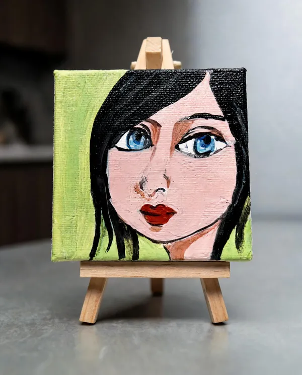Canvas_Mdf_Hand_Painted_Portrait_Fridge_Magnet