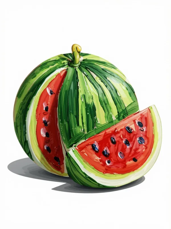 Mdf_Hand_Painted_Watermelon_Slice_Wall_Decor