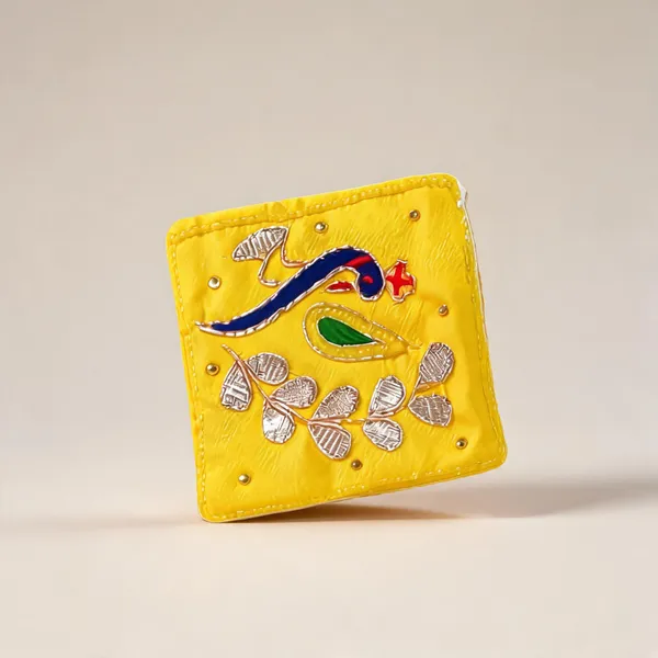 Poly_Silk_Traditional_Peacock_Floral_Decorative_Square_Plaque