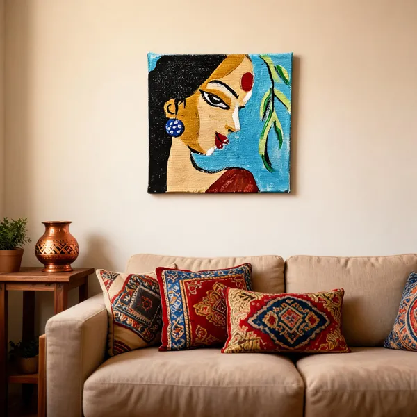 Canvas_Hand_Painted_Woman_Portrait_Wall_Art