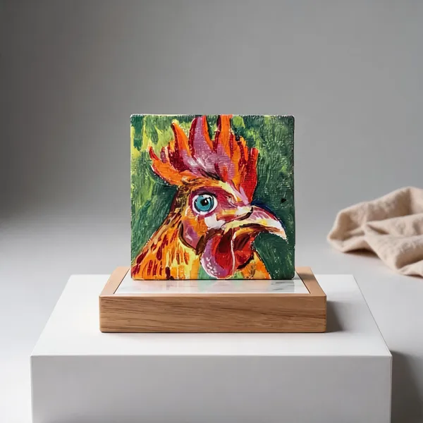 Canvas_Mdf_Rustic_Rooster_Painted_Display_Plaque