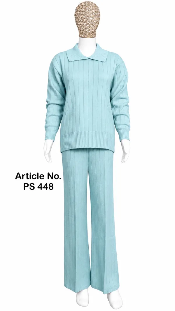Blue_Ribbed_Knit_Co-Ord_Set_for_Women