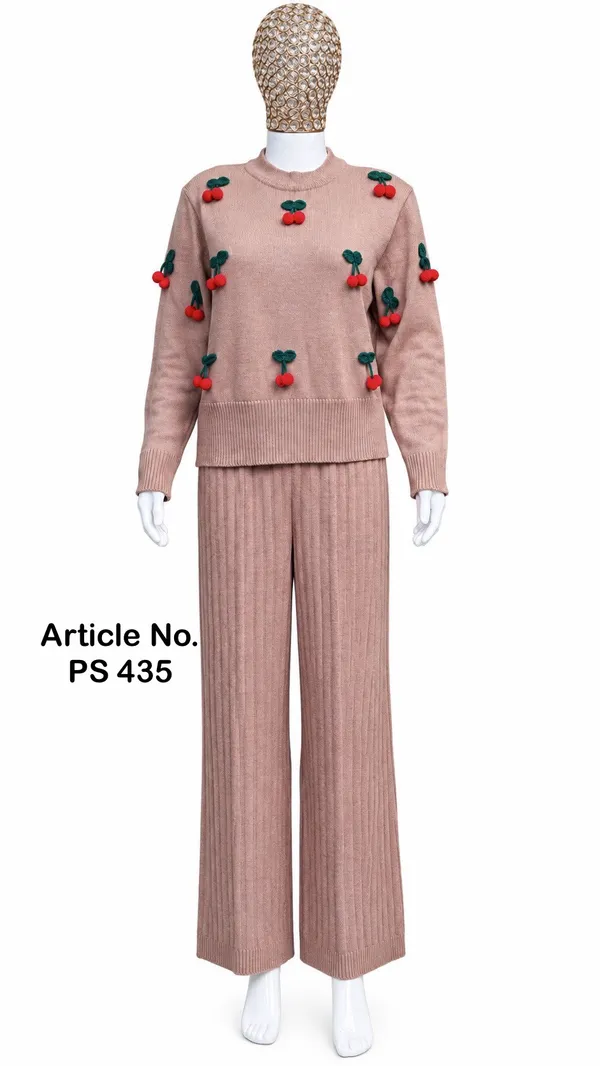 Pink_Knit_Relaxed_Fit_Co_Ord_Set_for_Women