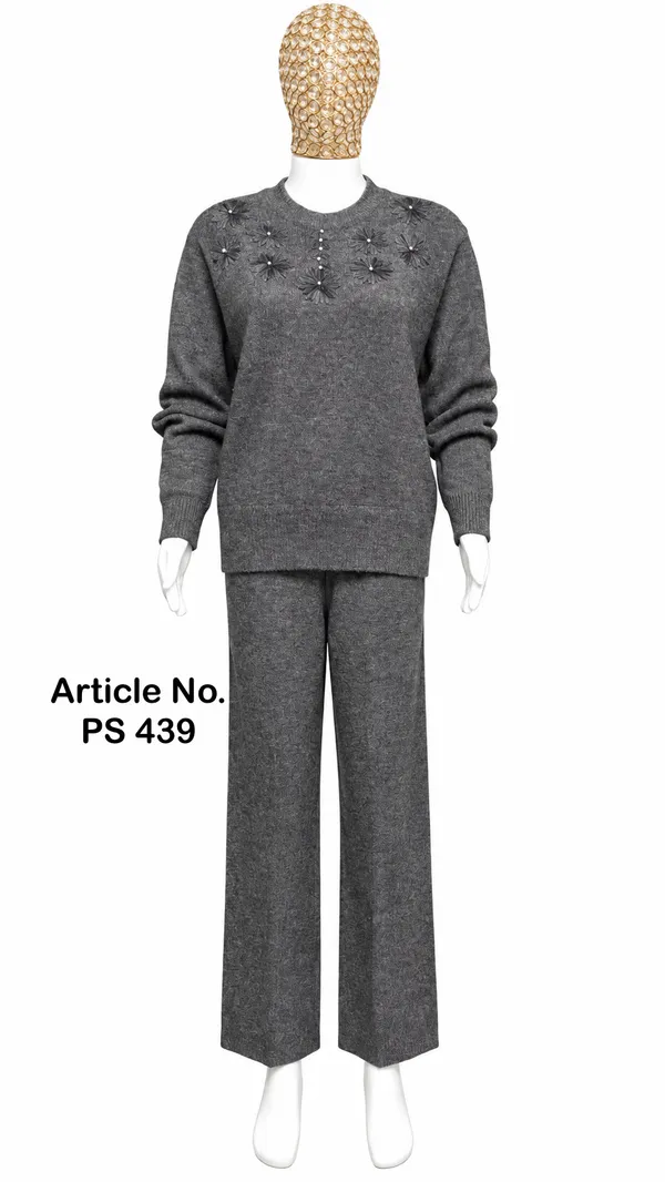 Grey_Knitted_Regular_Fit_Co-Ord_Set_for_Women
