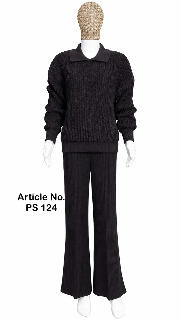 Black_Knit_Relaxed_Fit_Co_Ord_Set_For_Women