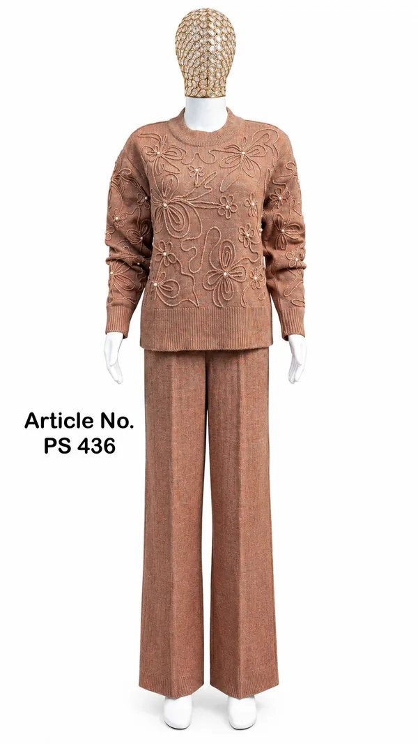 Brown_Knit_Floral_Co-Ord_Set_for_Women