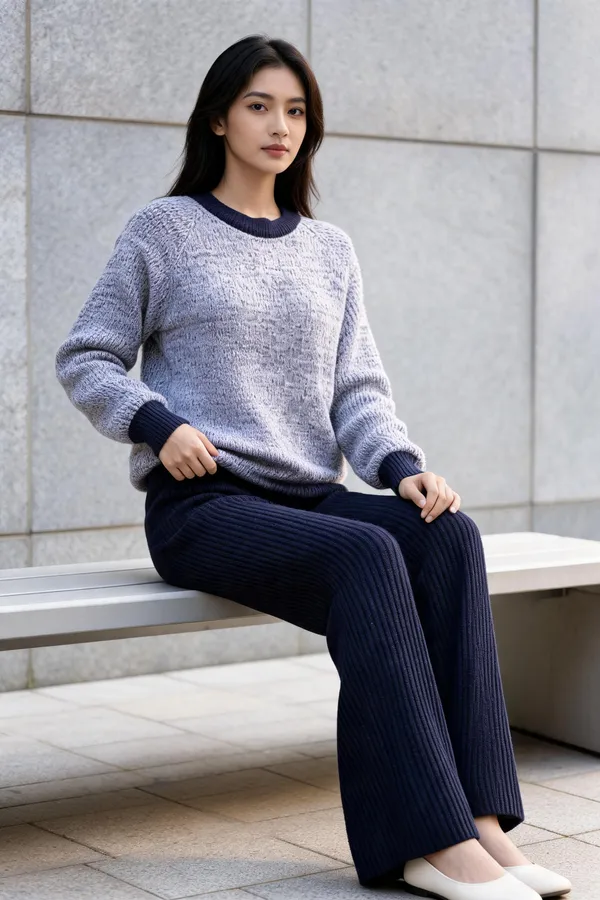 Grey_Navy_Woolen_Relaxed_Fit_Co-Ord_Set_For_Women
