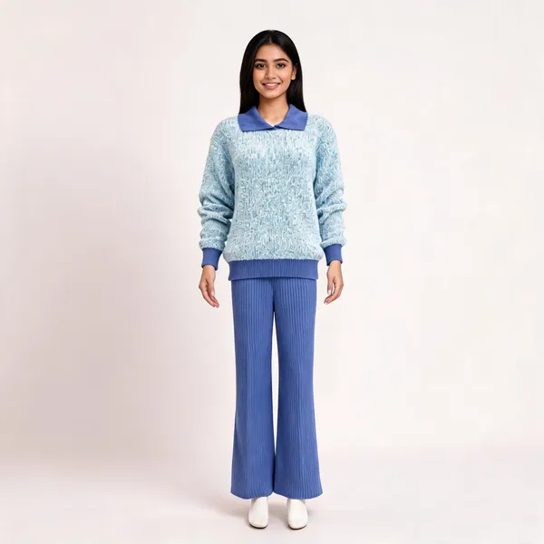 Blue_Woolen_Knit_Relaxed_Fit_Co-Ord_Set_For_Women