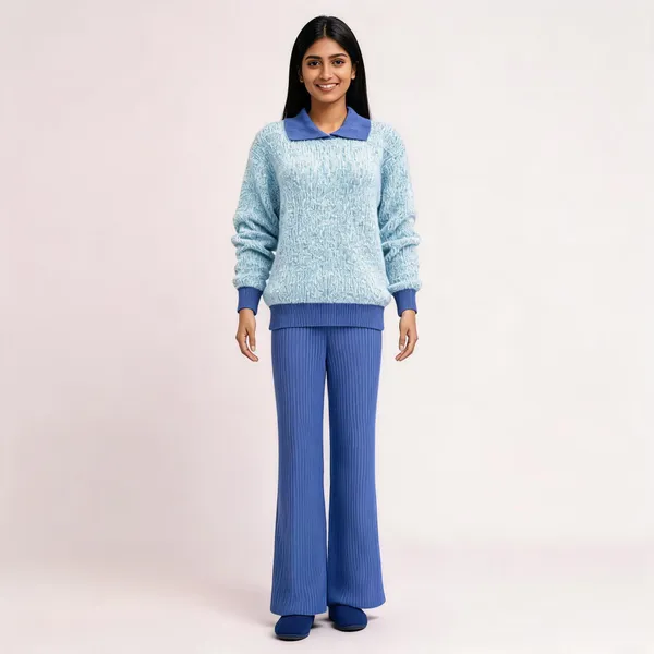 Blue_Woolen_Knit_Relaxed_Fit_Co-Ord_Set_For_Women