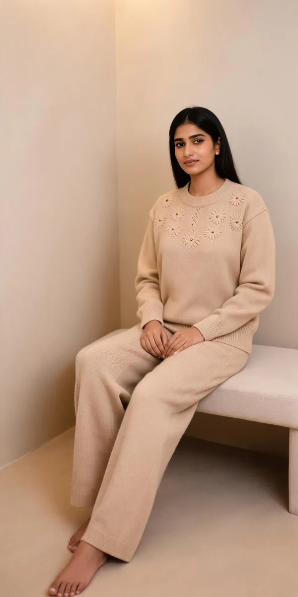 Beige_Woolen_Relaxed_Fit_Floral_Embroidered_Co-Ord_Set_For_Women