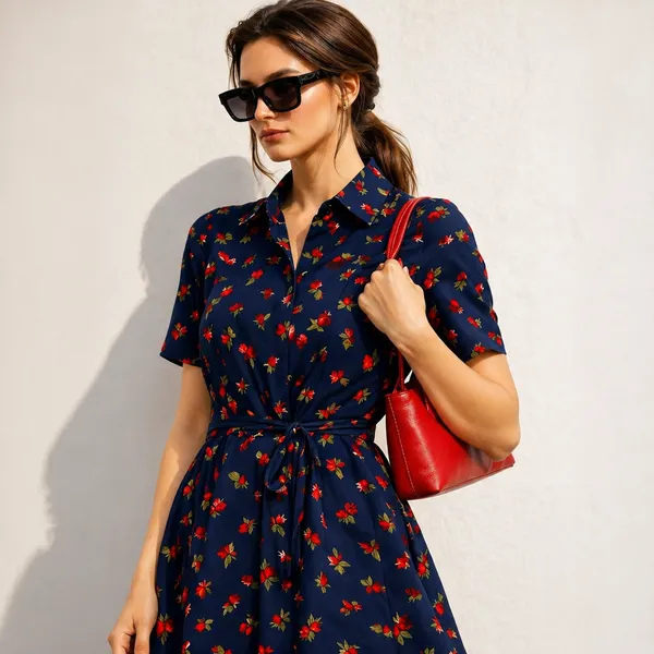 Navy_Blue_Cotton_Cherry_Print_Relaxed_Mini_Dress_For_Women