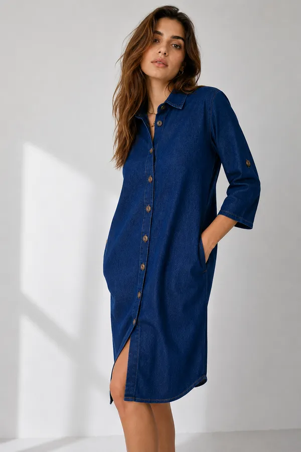 Blue_Denim_Relaxed_Fit_Midi_Dress_For_Women