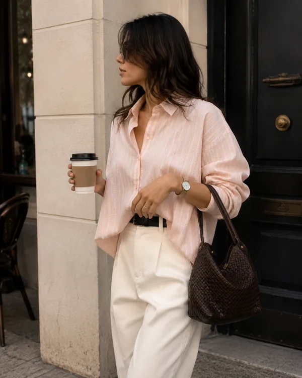 Pink_Cotton_Oversized_Striped_Shirt_For_Women